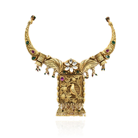 Mainavi Antique Gold Set - The Pashm