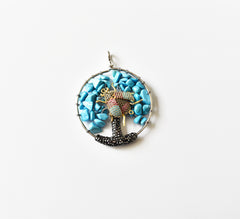 Bee In Tree Of Life Pendant