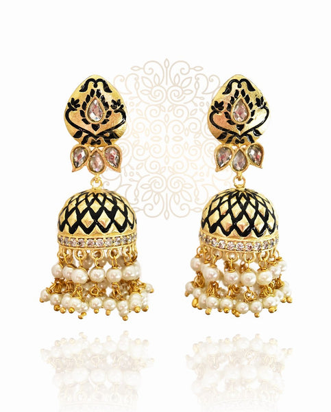 Rimsha Meena Traditional Earrings - The Pashm