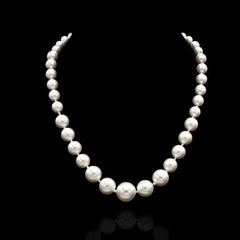 Leona Pearl Necklace - White