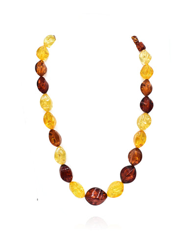 Yovela Yellow Resin Nuggets Necklace - The Pashm